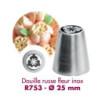 Douille Russe Fleur Inox Gobel - Cake Design Artistique