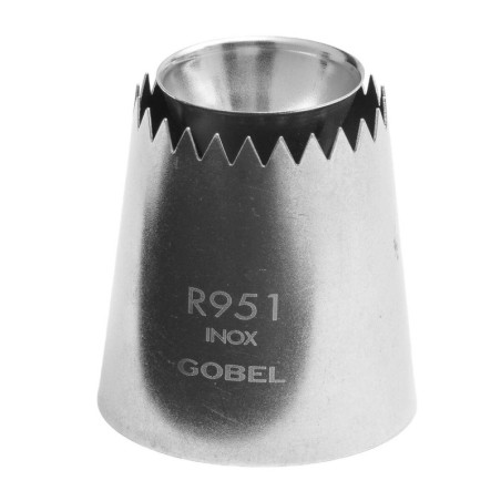 Sultane Fluted Stainless Steel Nozzle - Ø 30 mm Gobel