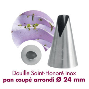 Stainless Steel Saint-Honoré Nozzle ⌀ 24 mm - Gobel: Pastry Decoration