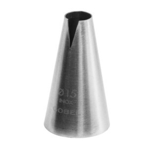 Stainless Steel Saint-Honoré Nozzle ⌀ 15 mm - Gobel GLSH15-C | Precise Pastry Finishes