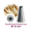 Stainless Steel Saint-Honoré Nozzle ⌀ 15 mm - Gobel GLSH15-C | Precise Pastry Finishes