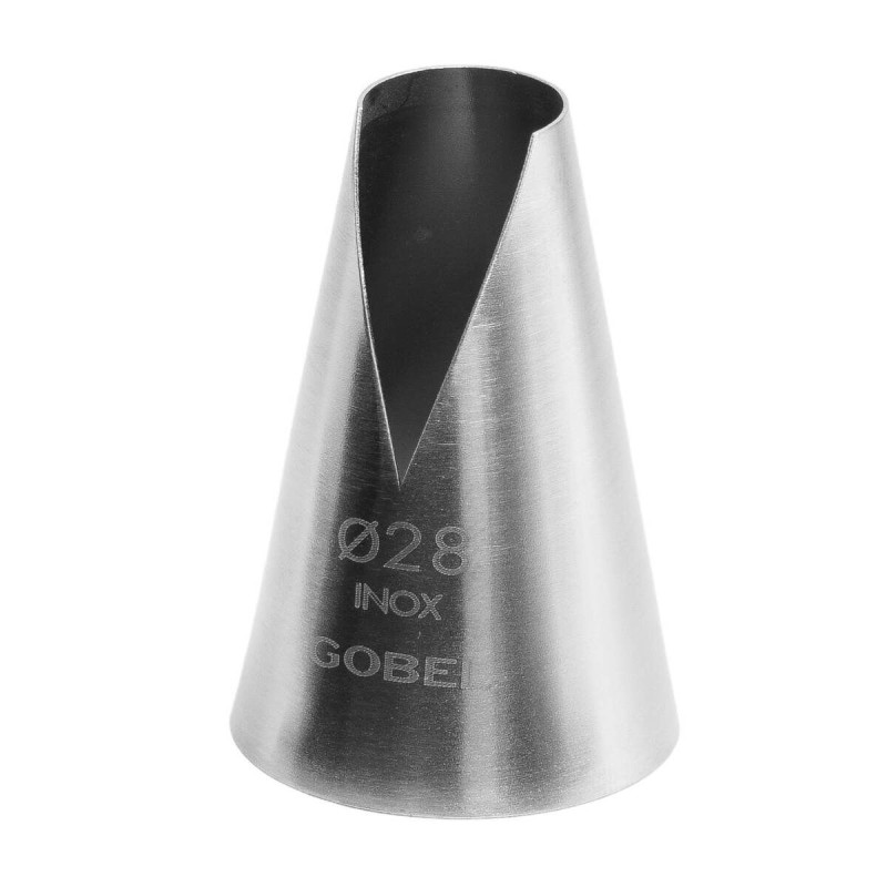 Stainless Steel Saint-Honoré Pastry Tip - Ø 28 mm - Gobel: Precision and Elegance