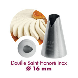 Stainless Steel Saint-Honoré Nozzle 16 mm Gobel - Made in France