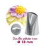 Stainless Steel Petal Nozzle Ø 18 mm Gobel - Pastry Accessory