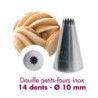 Douille à Petits Fours Inox 14 Dents - Ø 10 mm Gobel GLPF14-C