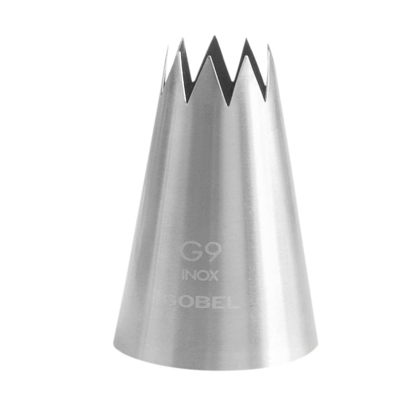 Stainless Steel Fluted Nozzle 9 Teeth Ø19mm Gobel - Professional Quality