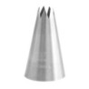 Stainless steel fluted nozzle - Gobel pastry accessory