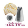 Douille à Rose Inox 12 Dents - Cuisine Professionnelle Qualité Française