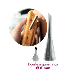 Stainless Steel Pastry Nozzle ⌀ 8 mm Gobel - Precision Pastry