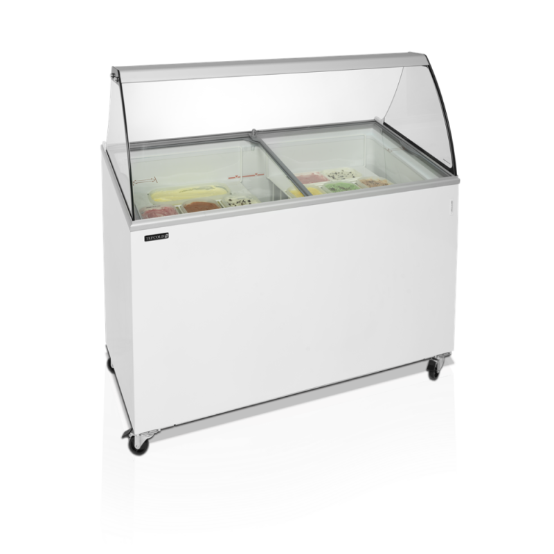 Vitrine à Crème Glacée TEFCOLD - Stockage Optimal & Présentation Élégante