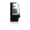 TEFCOLD Curved Open Front Refrigerated Display - 219 L: Optimal Presentation & Practical Storage