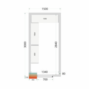 Πάνελ Ψυχρού Δωματίου 1500x3000x2120 mm TEFCOLD - Αποτελεσματική Μόνωση