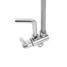 Dish Spray Faucet with Single-Hole Mixer with Gooseneck - Dynasteel