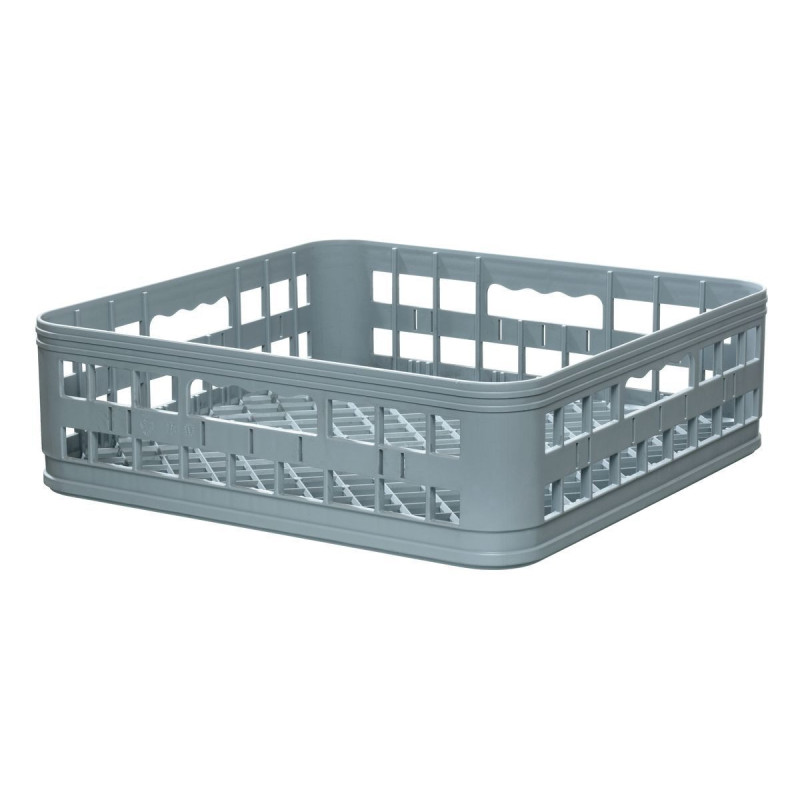 Glass washing rack Bartscher 400x400x135 in grey plastic