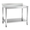 Stainless steel work table L1000, AD, Bartscher | Spacious & sturdy