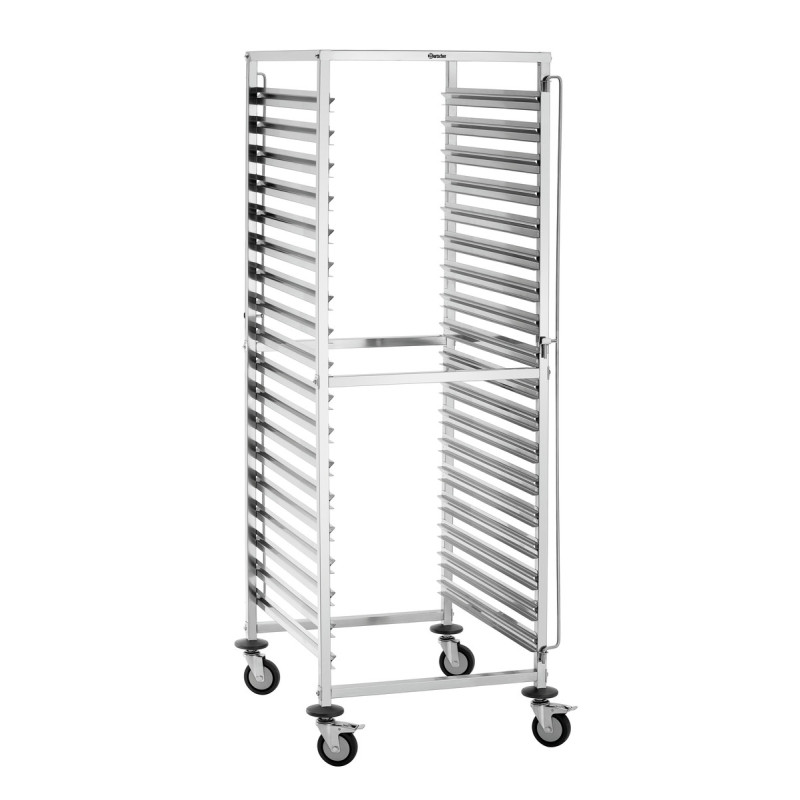 Gastronorm Trolley AGN1800-2/1 Bartscher in Stainless Steel - Robust and Spacious