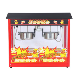 Machine à Pop-Corn Professionnelle Double Dynasteel : Préparez des pop-corns savoureux pour les professionnels