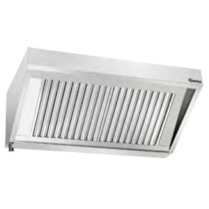 Professional wall-mounted stainless steel motorized hood