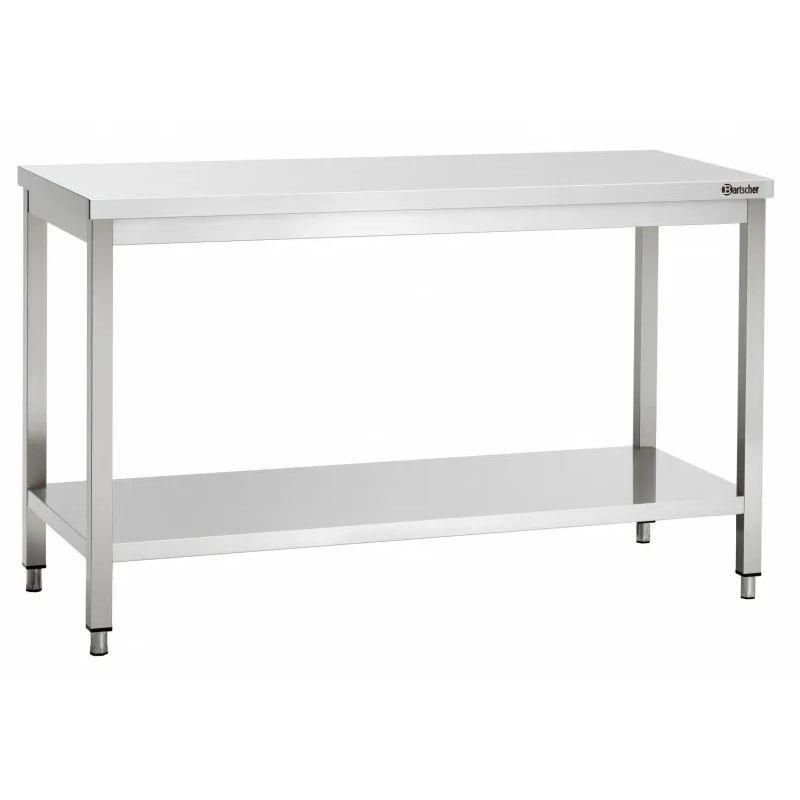 Bartscher stainless steel work table, robust and practical