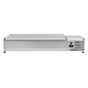 Refrigerated Saladette Dynasteel 6 x GN 1/3 - Stainless Steel Lid & Optimal Capacity