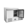 Positive Refrigerated Table GN 1/1 With Backsplash - 3 Doors - Dynasteel