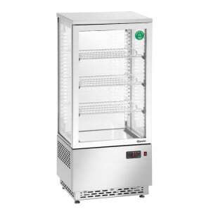 Mini Professional Refrigerated Display Case Bartscher - 78 L Stainless Steel