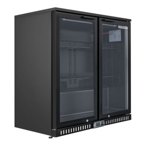 Refrigerated Back Bar - 2 Glass Swing Doors - 209 L - Dynasteel