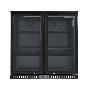 Refrigerated Back Bar - 2 Glass Swing Doors - 209 L - Dynasteel