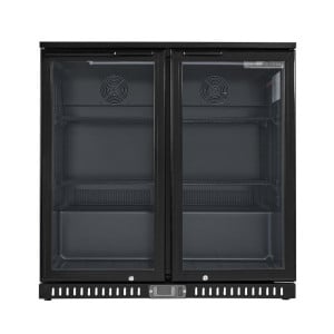 Refrigerated Back Bar 209 L 2 Glass Doors — Ventilated