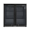 Refrigerated Back Bar 209 L 2 Glass Doors — Ventilated