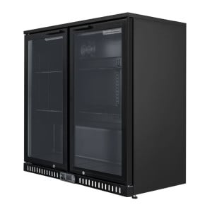 Refrigerated Back Bar 209 L 2 Glass Doors — Ventilated