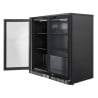 Refrigerated Back Bar 209 L 2 Glass Doors — Ventilated