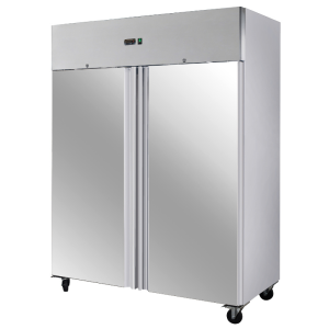 Θετική Ψυγείο Ντουλάπα 1400 L Inox GN 2/1 – 2 Πόρτες