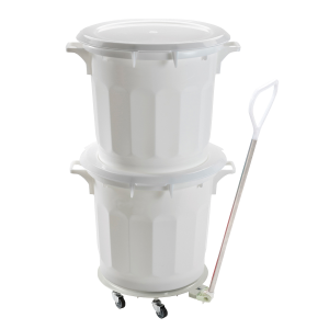 Couvercle Conteneur - 50L - Blanc - Gilac