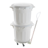 Couvercle Conteneur - 50L - Blanc - Gilac