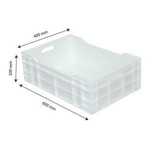 Κουτί Πλήρες 40 L - 600 x 400 - Λευκό - Gilac