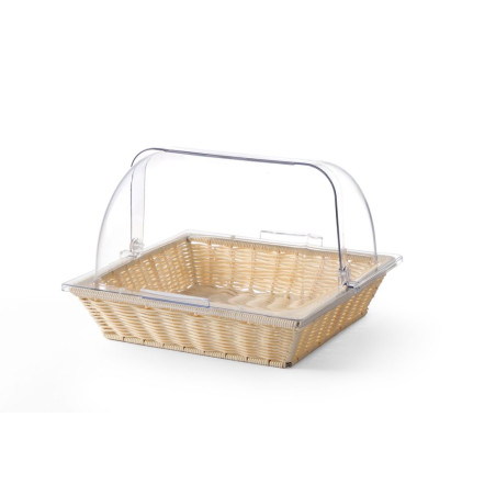 Bread Basket Rectangle - RollTop Lid - Hendi