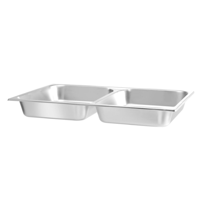 GN 1/1 tray for Chafing Dish with 2 compartments Hendi