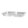 GN 1/1 tray for Chafing Dish with 2 compartments Hendi