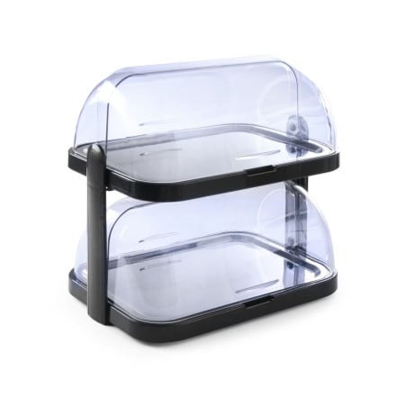 Sliding Lid Buffet Display Case - 2 Shelves - HENDI