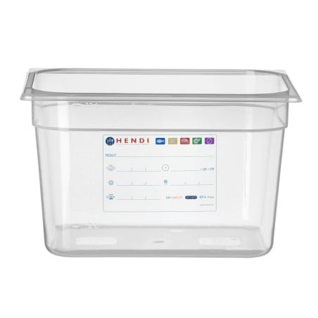 Boîte de Stockage Gastronorme GN 1/2 - 12,5 L - H 200 mm