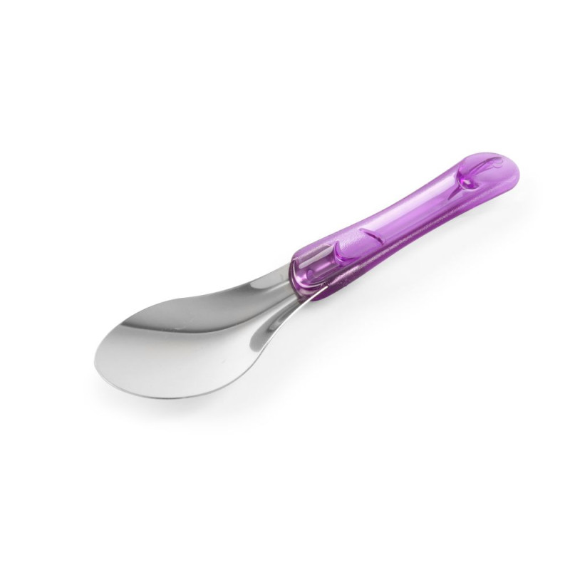 Spatule à glace avec manche violet en Tritan - Marque HENDI - Fourniresto