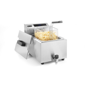 Digital Profi Line Fryer with Drain Tap - 8 L