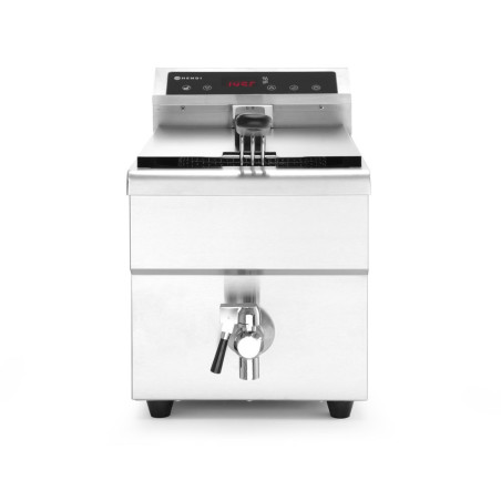 Induction Fryer with Drain Tap - 8 L