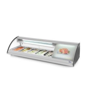 Vitrine à Sushis - 5 x GN 1/3 - 63 L