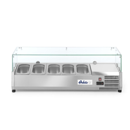 Refrigerated display case - 5 x GN 1/4