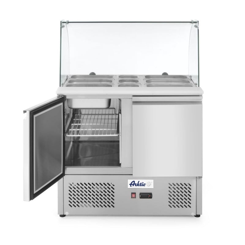 2-Door Counter with Glass Refrigerated Display - 300 L