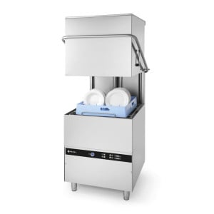 Πλυντήριο Πιάτων με Καπό K1500 - με Δοσομετρητή Προϊόντος Πλύσης - HENDI