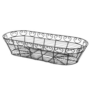 Rectangular wire decorative basket - Brand HENDI - Fourniresto