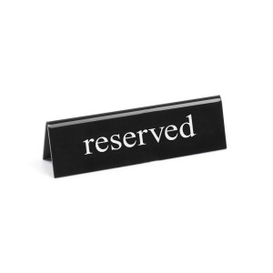 Reserved table easel - Brand HENDI - Fourniresto